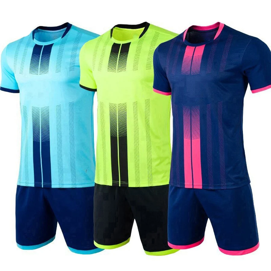 Custom Plain Football Club Jerseys Kits Personalize Sublimation Mens Soccer Uniforms Team Soccer Wear Set With Logo New Season