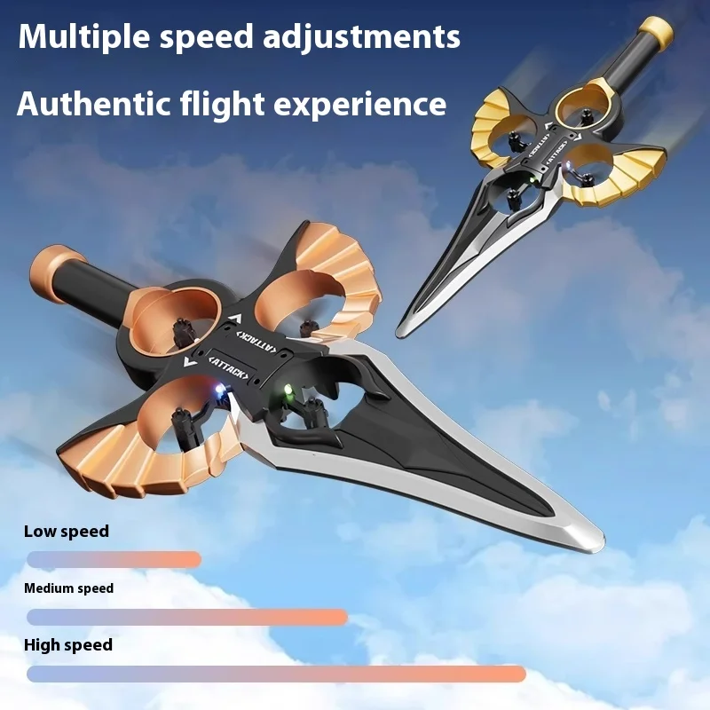 감각적인 검 비행 원격 제어 검 장난감 드론 검 비행기 소년 장난감 2025 새로운 유도 비행