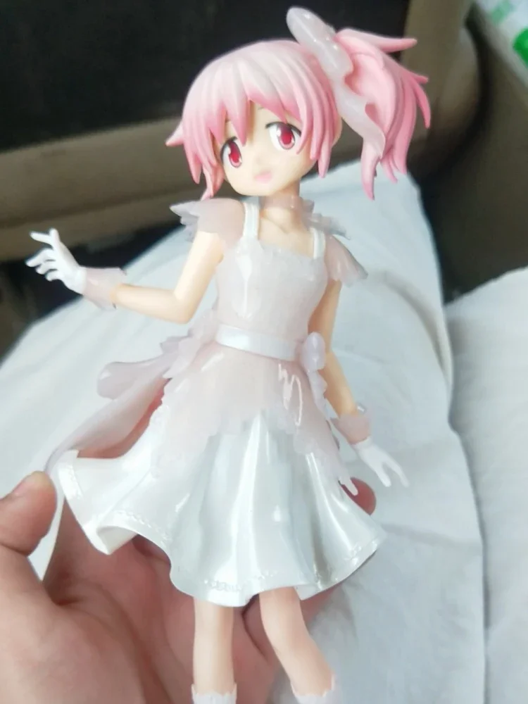 

Оригинальная фигурка Kaname Madoka из аниме 10-я Юбилейная Серия Модель Куклы девушка сердце коллекция экшн-фигурки