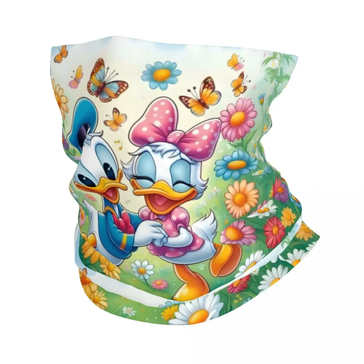 

Пользовательские аниме Дональд Дак шеи гетры для мужчин и женщин ветрозащитный зимний милый мультяшный шарф-бандана для езды на велосипеде