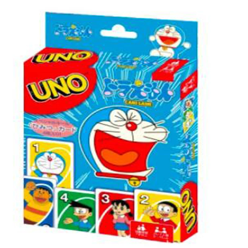 ONE FLIP! Board Games Playing Cards UNO Harry Narutos TOTORO Christmas Card Table Game for Children Adults Kid Birthday Gift Toy