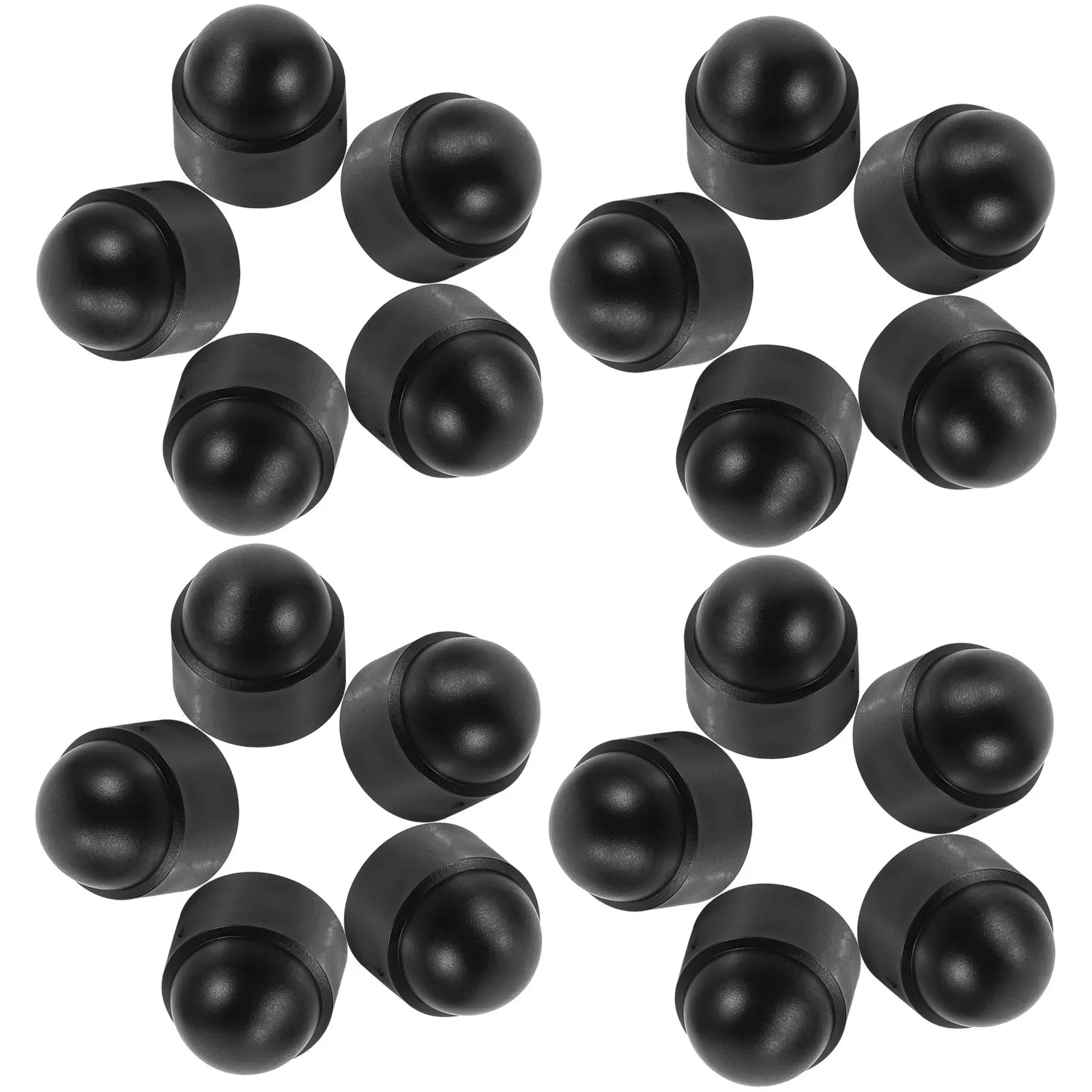 20Pcs Nut Protective Caps Sturdy Pe Screw End Covers Dome Bolt Cap Rust Resistant Protective Covers for Bolts Screw End Caps