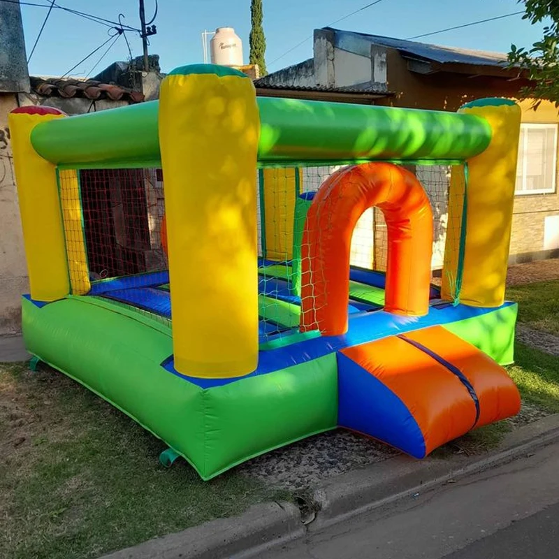 Popular Promotional Bounce House Kids Entertainment Factory Price Children's Inflatable Castle Trampoline  High Quality