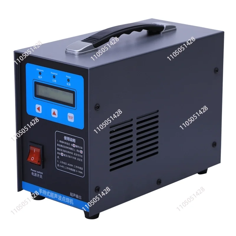 35KHz Ultrasonic Plastic Welder KL-2807 1000W Handheld with Titanium Alloy Head for Packaging Box Farming Fabric
