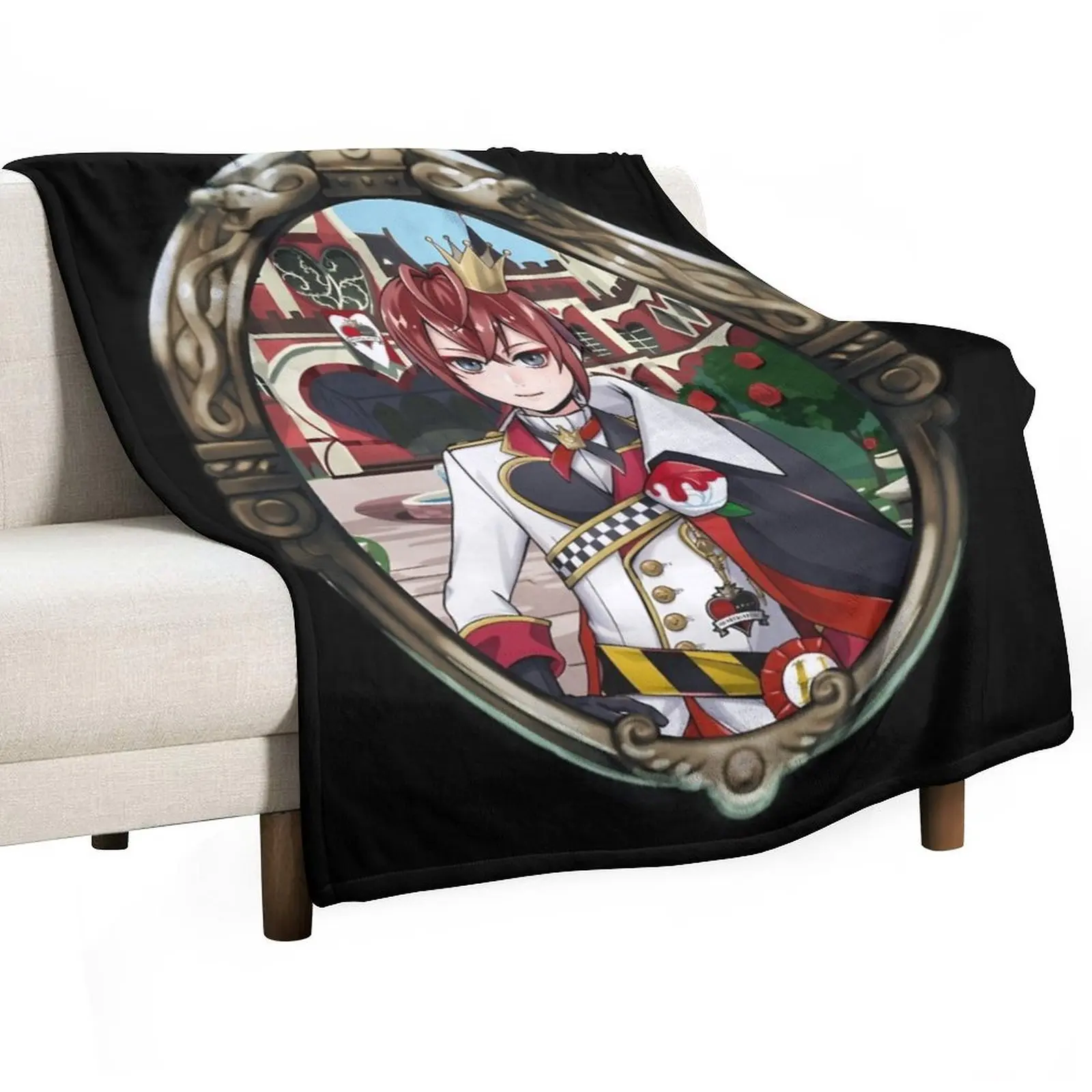 Riddle Rosehearts (Twisted Wonderland) Throw Blanket Personalized Gift For Sofa Thin Blankets