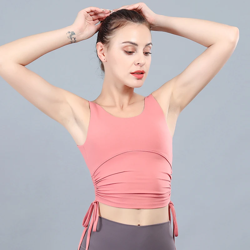 Năm 2022 Tập Yoga Áo Vest Chống Sốc Chống Chảy Xệ Bên Ngoài Mặc Chạy Bộ Nữ Size Lớn Không Vòng Thép Đào Tạo tập Thể Hình Áo Ngực