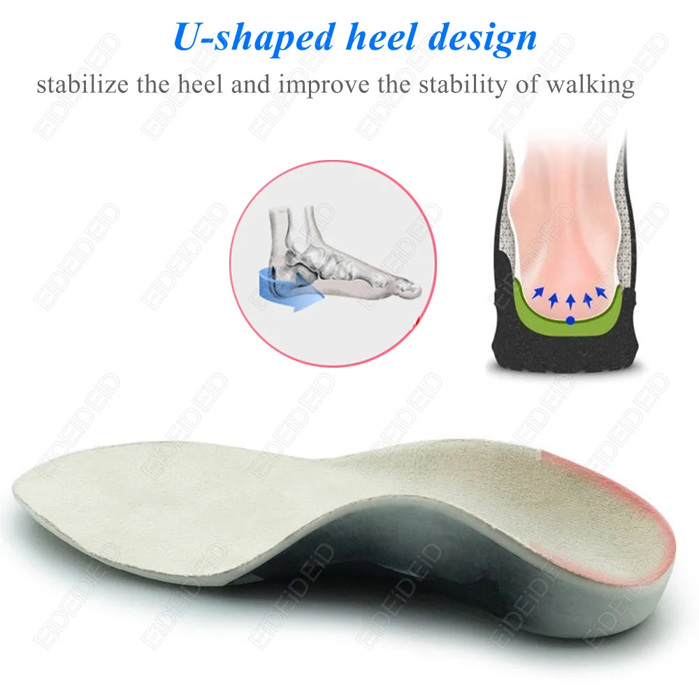 Picture 5: 3D Orthotic Insoles flat feet for kids Children and Adults Arch Support insole for X Legs Orthotic Shoe Heel Pad Inserts