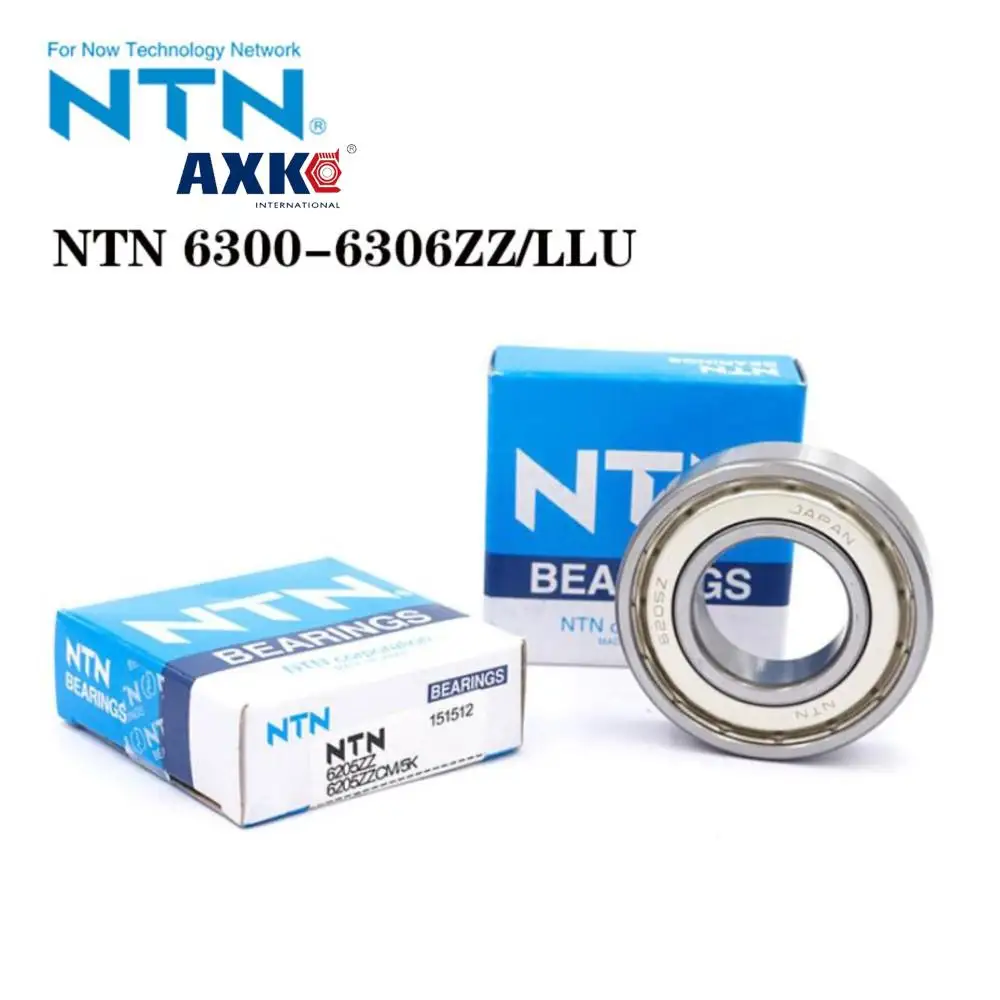 

NTN Japan Original Import 6300 6301 6302 6303 6304 6305 6306ZZ DDU Deep Groove Ball Bearing ABEC-9 High Speed Metal Rubber Cover