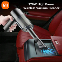 Xiaomi Car Vacuum Cleaner 120W High Power Wireless Vacuum Cleaner Dual Use for Home and Car Powerful Vacuum Cleaner Black