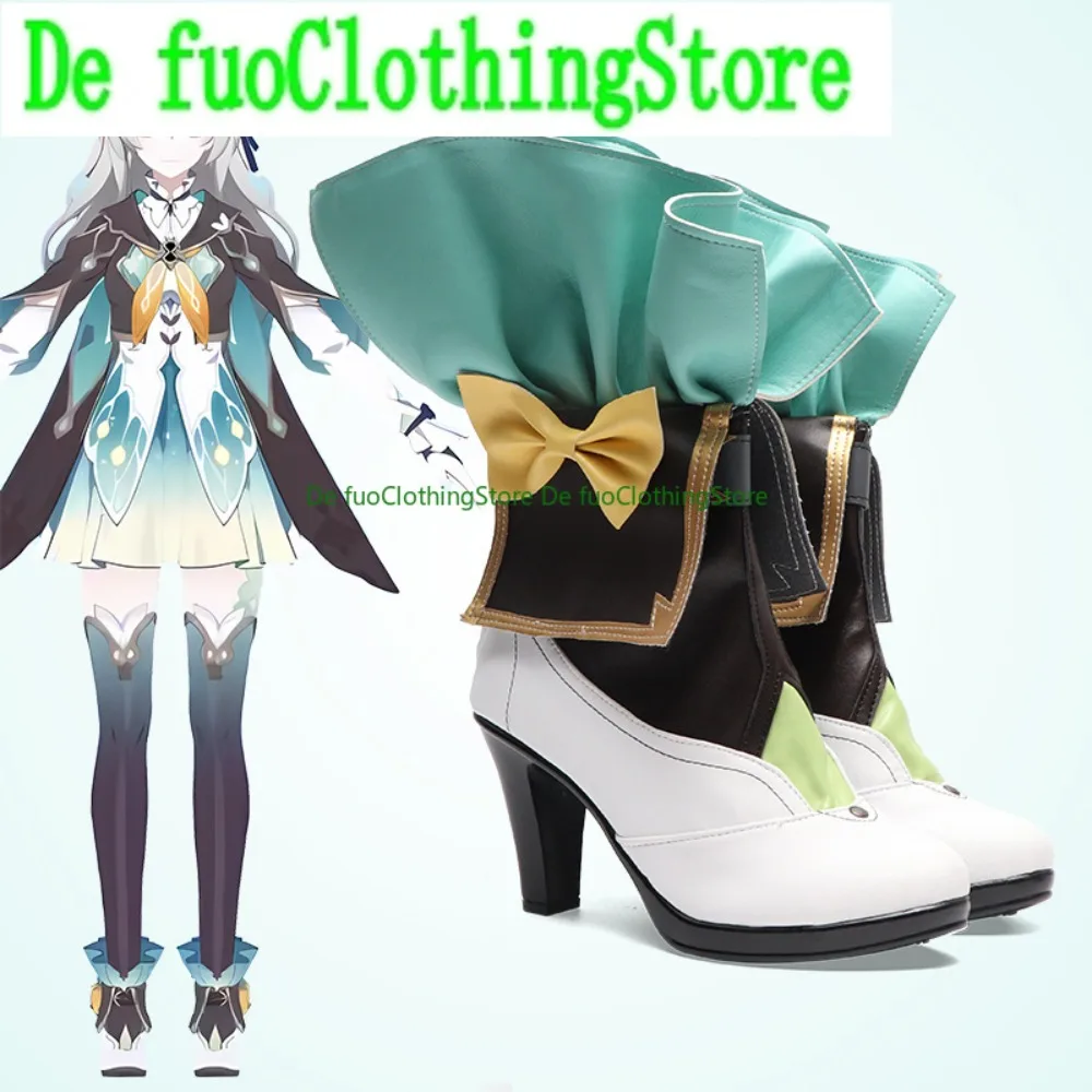 

DefuoClothing Honkai Star Rail Firefly Cosplay Shoes Character Design Boots Halloween Carnival Party Costumes Accessory Shoes