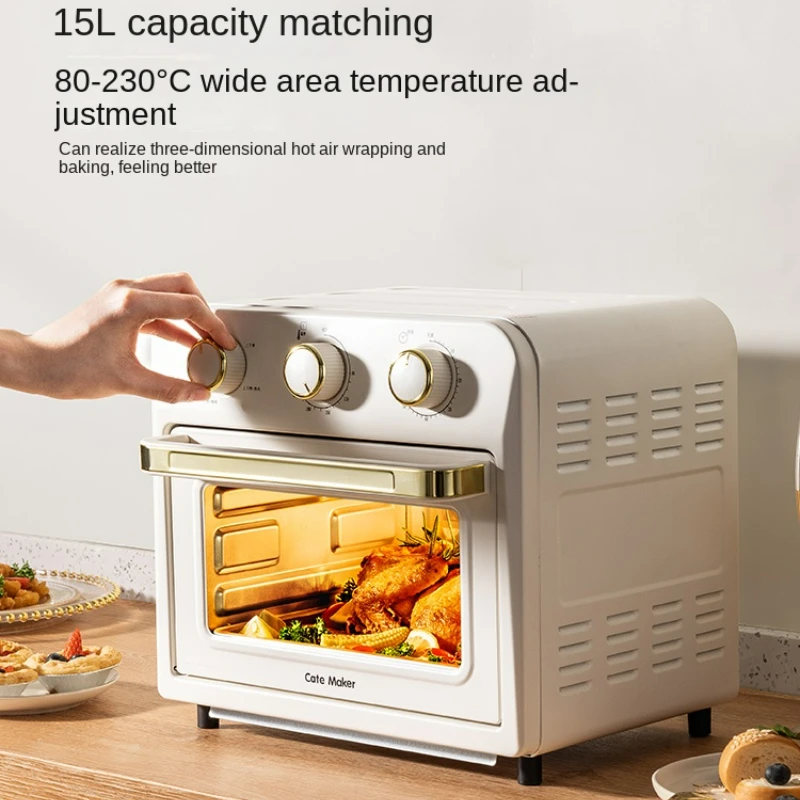 Home Multi-functional Visual Electric Ovens Air Fryers Integrated Machine New 15L Large Capacity Mini Oven Baking Ovens