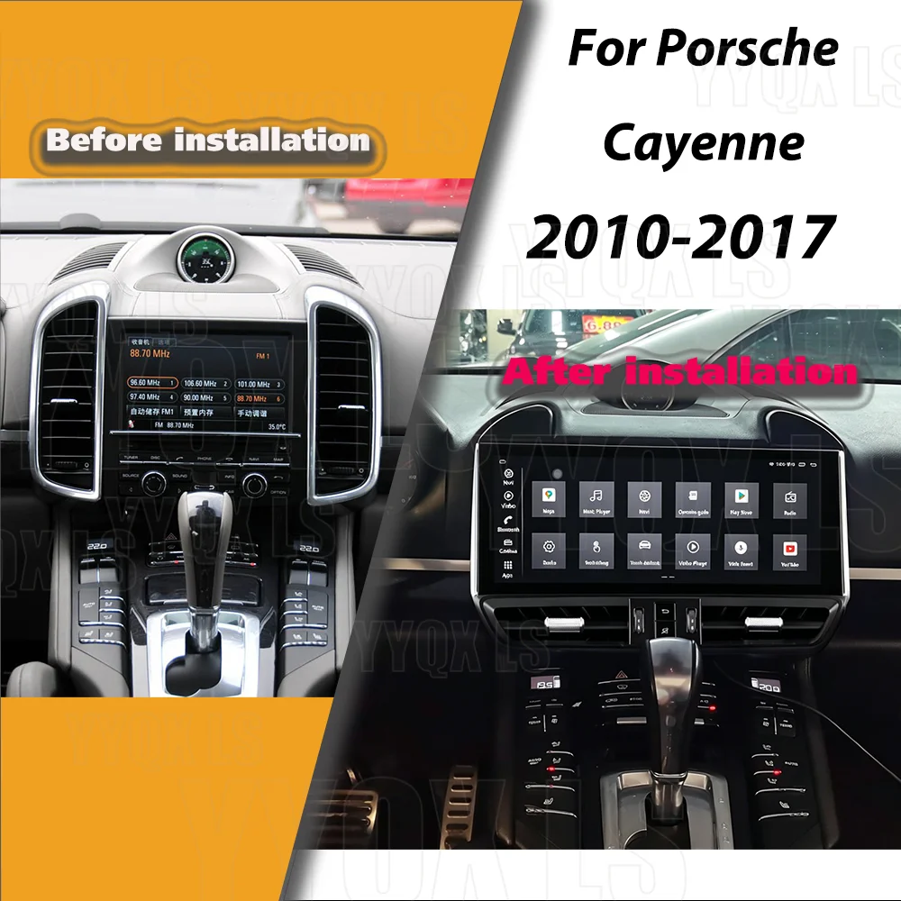 Auto Stereo Carplay Android auto For Porsche Cayenne 2010-2017 Car GPS Navigation Multimedia Player HeadUnit Radio Media Satnav