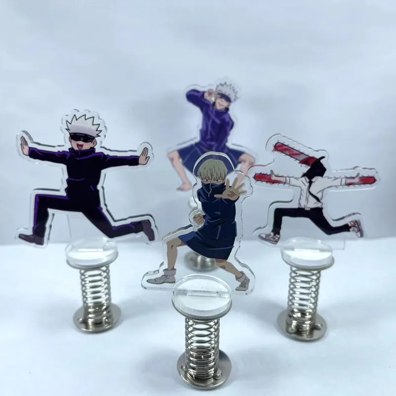 アニメ解凍シェイクスタンドモデル呪術廻戦五条悟コスプレ両面ブランド透明アクリル机飾りおもちゃ