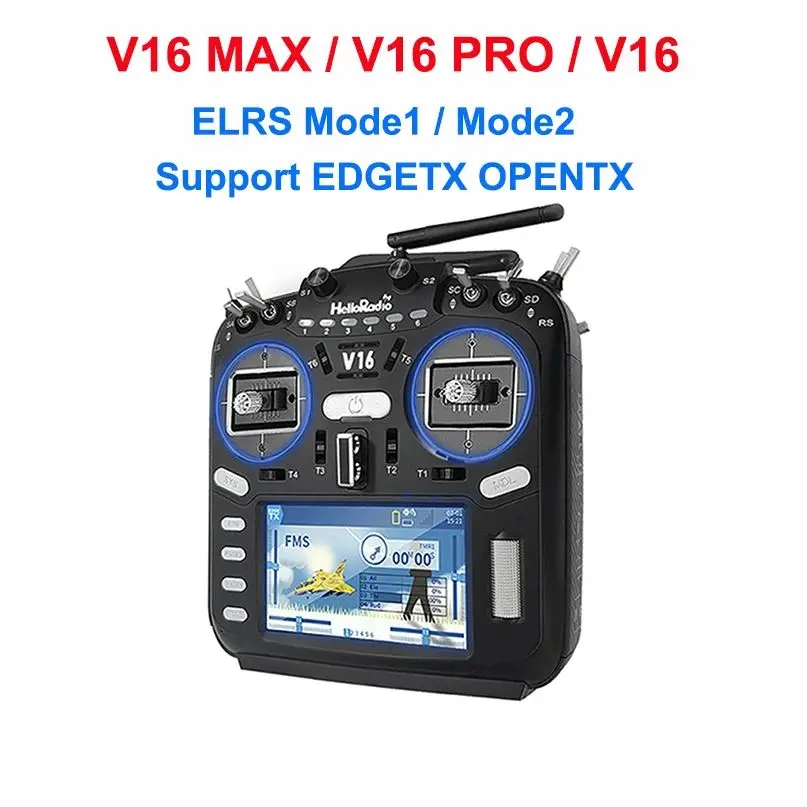 Remote Control for HelloRadio V16 /16MAX /16Pro ELRS Transmitter Support for EDGETX OPENTX FPV High-Frequency Head Touch Screen