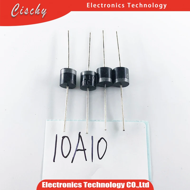 10pcs/lot electrical Axial Rectifier Diode 10A10 R-6 DIP 10A 1000V 10a10 In Stock