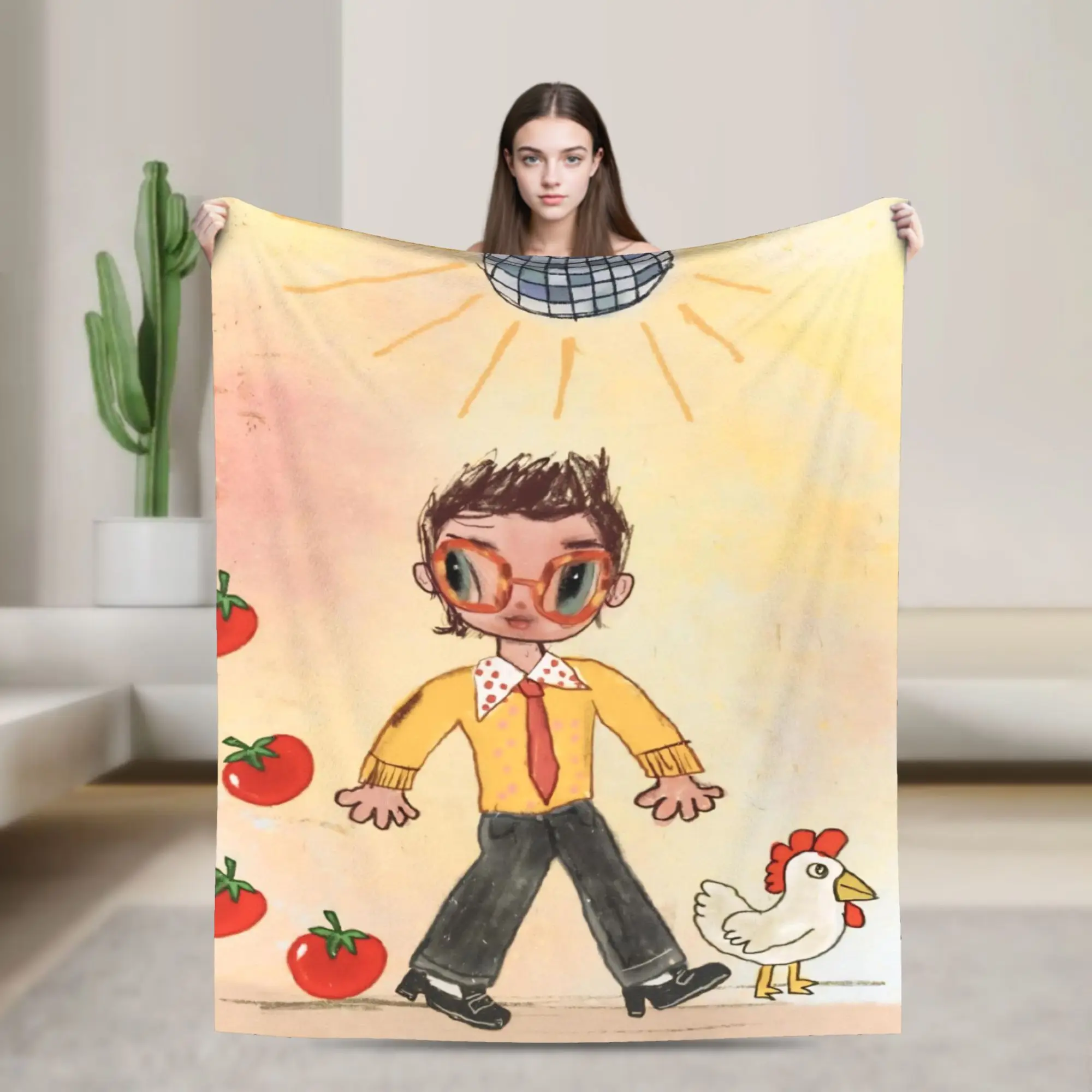 Kiss All The Time Disco Blankets Coral Fleece Plush Harrys Music Styles Soft Throw Blanket for Airplane Travel Bedspread