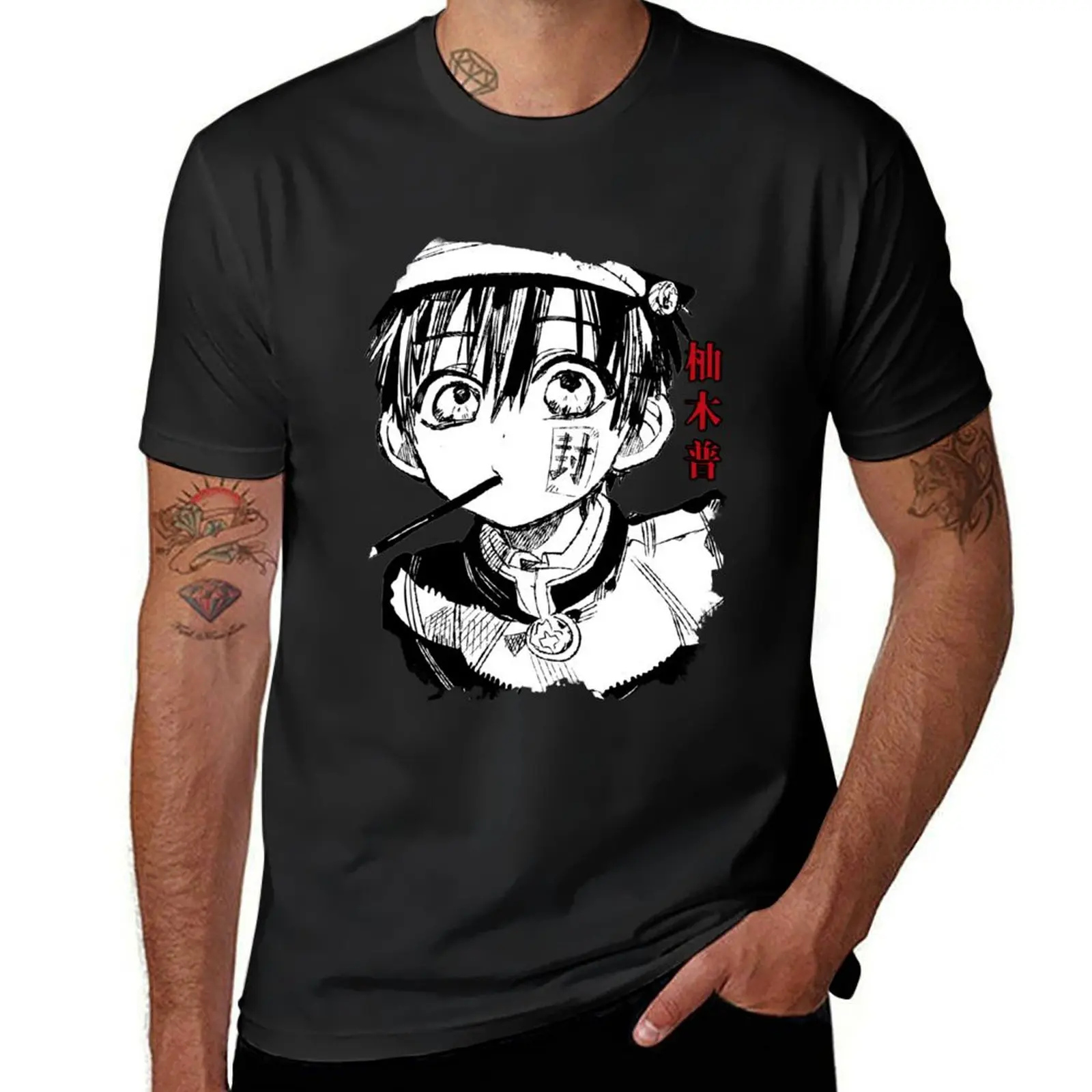 Hanako kun T-Shirt summer top customizeds vintage oversizeds Men's t-shirt