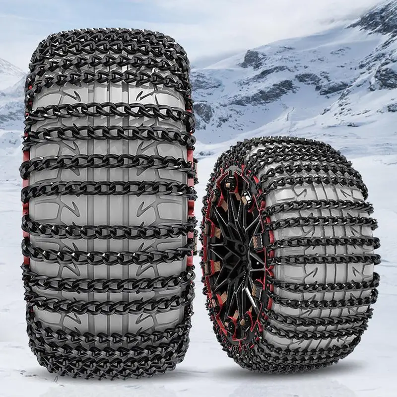 Car Snow Chains For Tires Tire Chains For Cars Tire Chains For Cars Snow Tire Chains Portable Reusable Adjustable Snow Chains