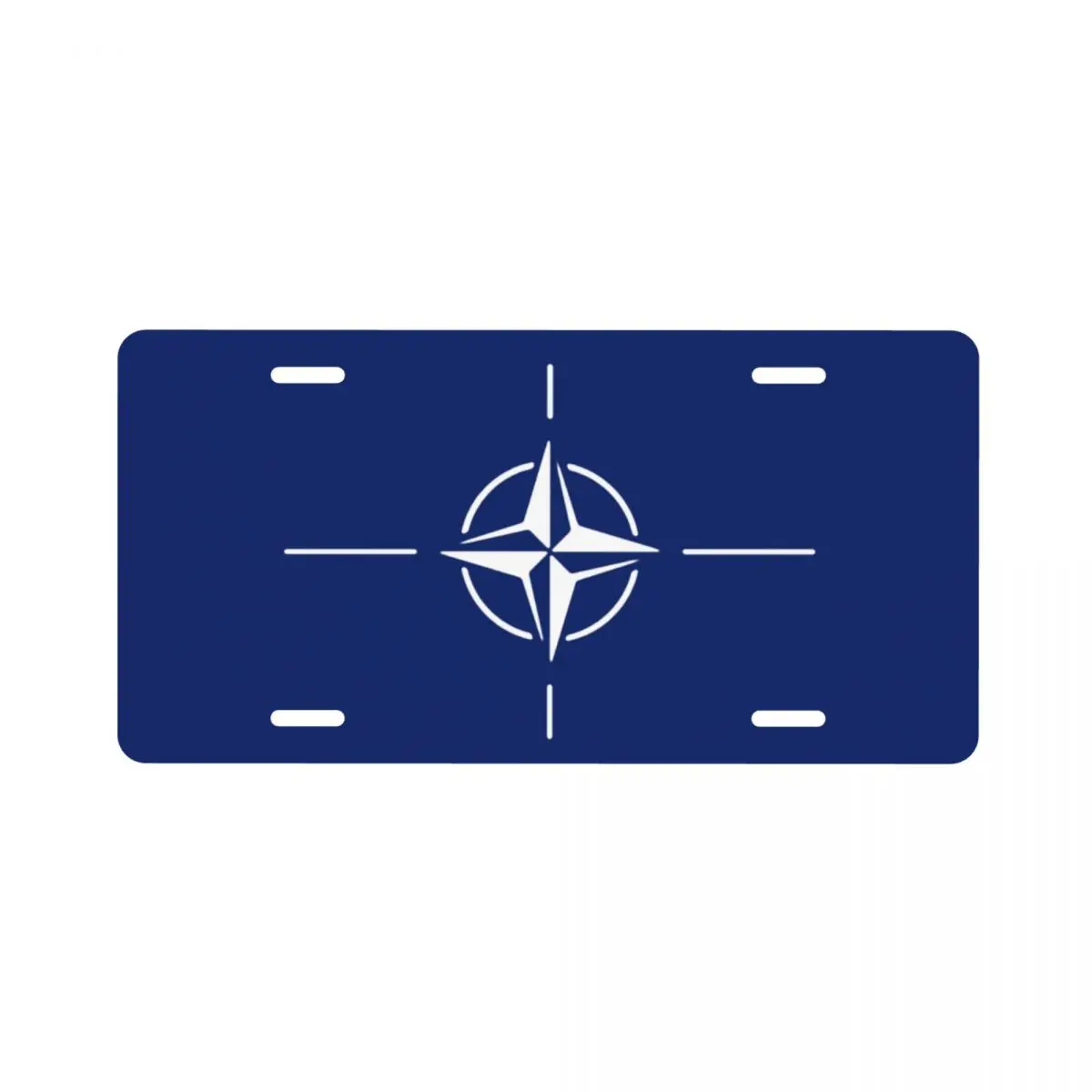 North Atlantic Treaty Organization NATO Pattern car license plate decoration 15cmX30cm