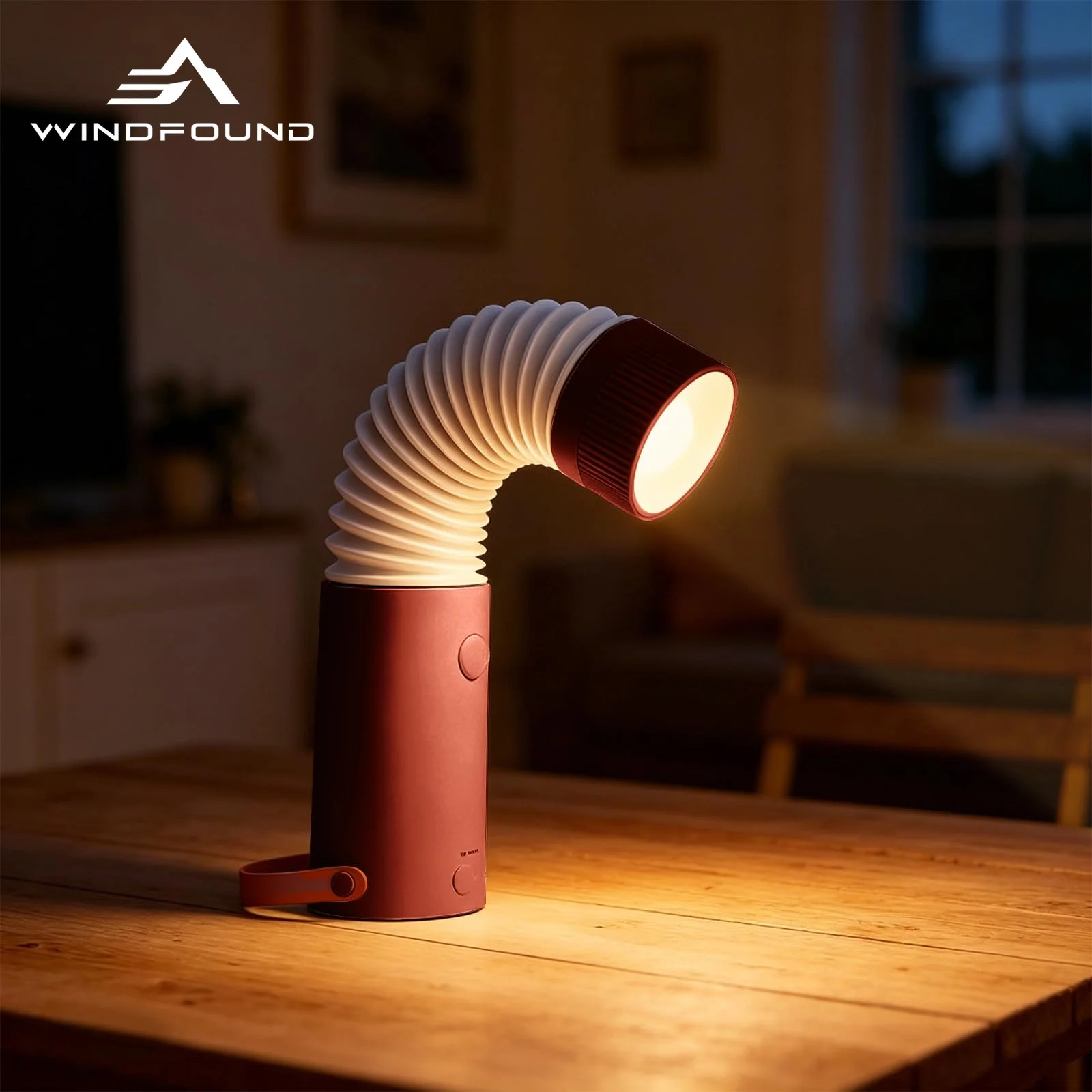 3-in-1 Magnetic Camping Lantern – Detachable Handle Hanging Light with Zoomable Focus, Warm Glow for Tent, Hiking & Outdoor