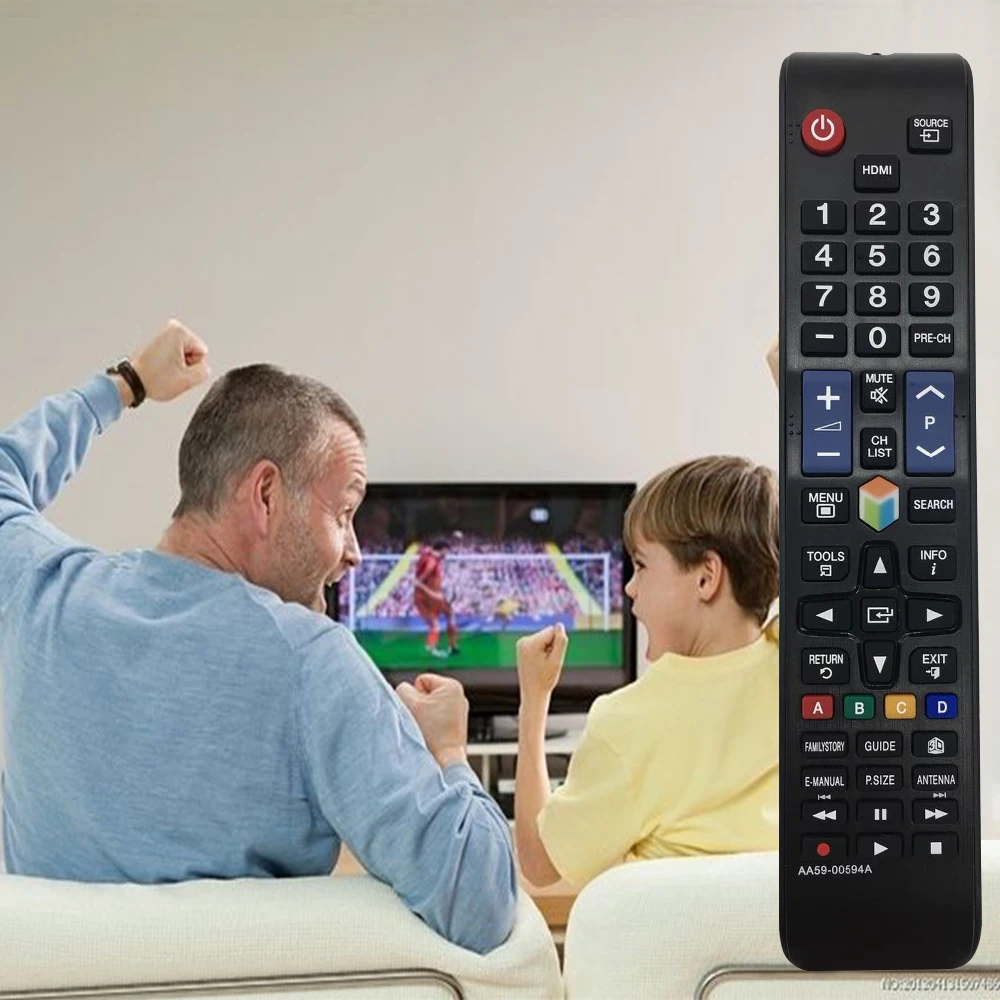 

AA59-00594A Replacement Remote Control Compatible for Sam*sung Smart TV UN46D7000 UN55F7100 UN40D6000S UN49KU6500 UN55F7450A UN5