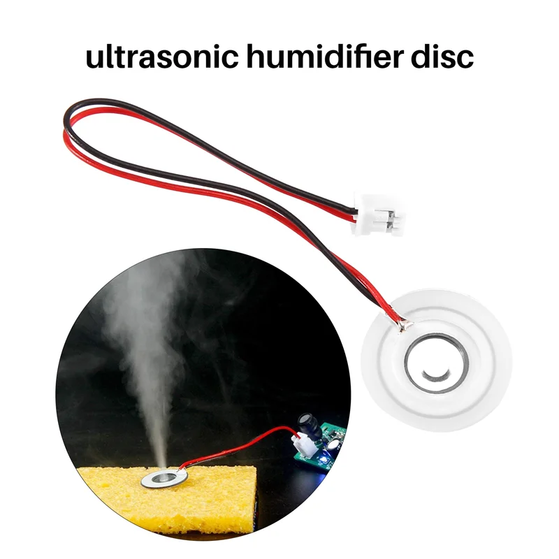 Generador de niebla ultrasónico, atomizador, transductor, placa de película atomizadora, accesorios, humidificador, junta de goma, 20MM