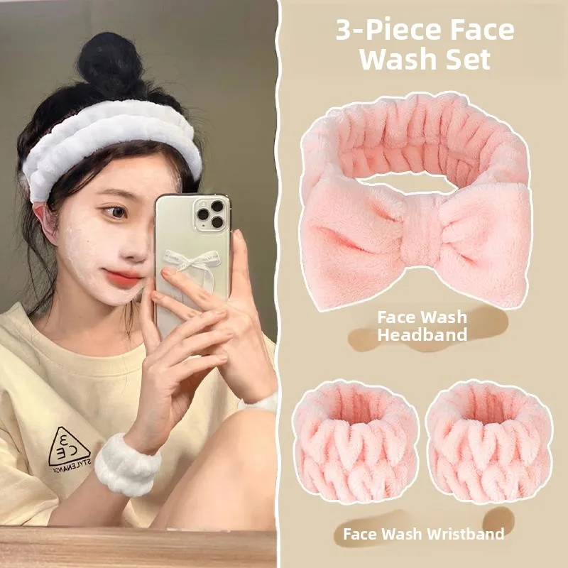 

Очаровательный женский комплект: повязка для волос и браслет-ремешок для запястья Batoom Anti-Wet Sve, аксессуар для волос, для спорта, йоги и фитнеса