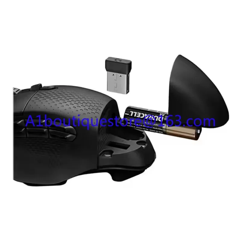 Ratón inalámbrico para juegos G604 Lightspeed con sensor HERO 25K y 15 botones programables