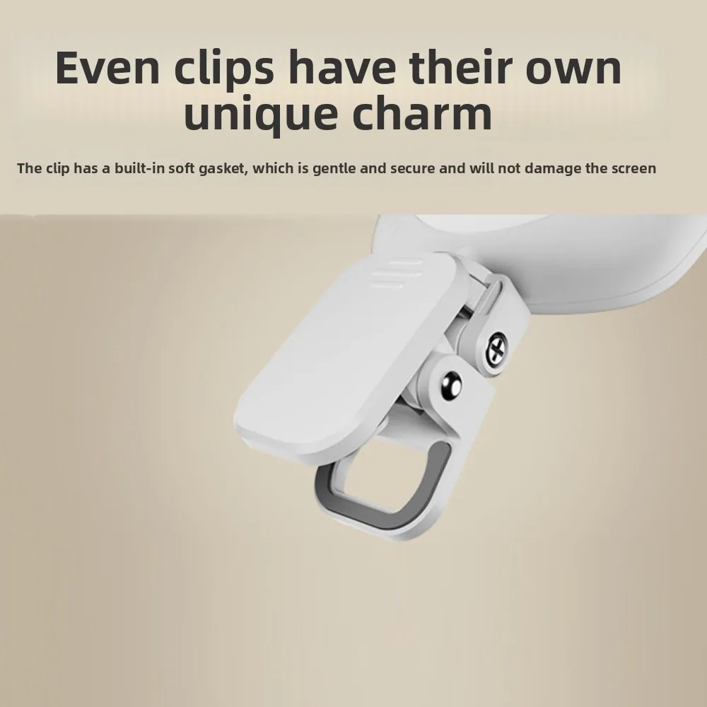 С зеркалом для макияжа, светильник для селфи, перезаряжаемый съемный заполняющий светильник для мобильного телефона, мини-портативный светодиодный заполняющий светильник для телефона