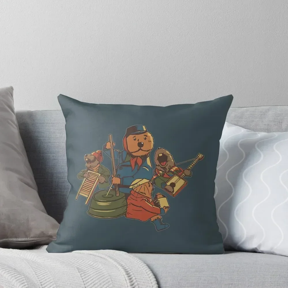 Emmet Otter Jug Band Throw Pillow Rectangular Cushion Cover Throw Pillow Covers Pillowcases pillow