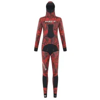 Winter Wetsuit Women Scuba Diving Suit 3mm Neopprene 2-Pcs camouflage spearfishing suit