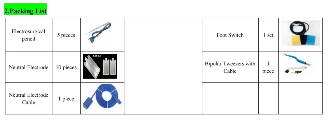 Electrosurgical Unit Bipolar Monopolar Electrosurgical Unit Analyzer Coagulation Circumcision Electrocautery