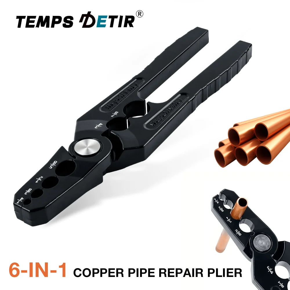

Copper Tube Rounder Flat Tube Repairer Pliers Refrigeration Pipe Repair Tool Pliers Diameter 1/4" 3/8" 1/2" 5/8" 3/4" 7/8"