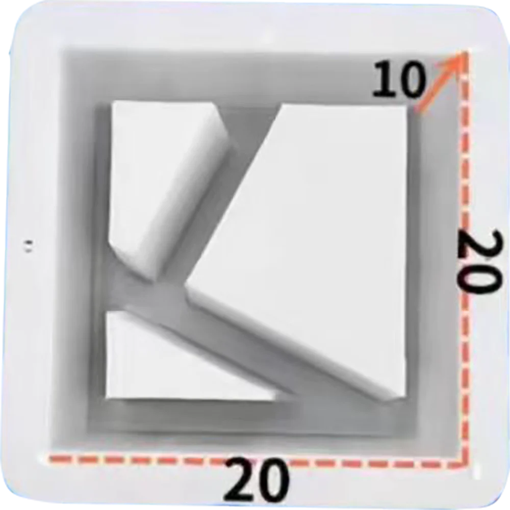 

Парковый двор, забор, решетчатая форма 20X20 см, 3D резьба, нескользящая форма для тротуарной плитки, бетонная пластиковая садовая дорожка, настенная кирпич