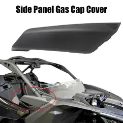 Black UTV RH Passenger Side Lateral Panel Gas Cap Cover 705010334 For Can-Am Maverick 1000R X3 Max Turbo Traxter HD8 2017-Up