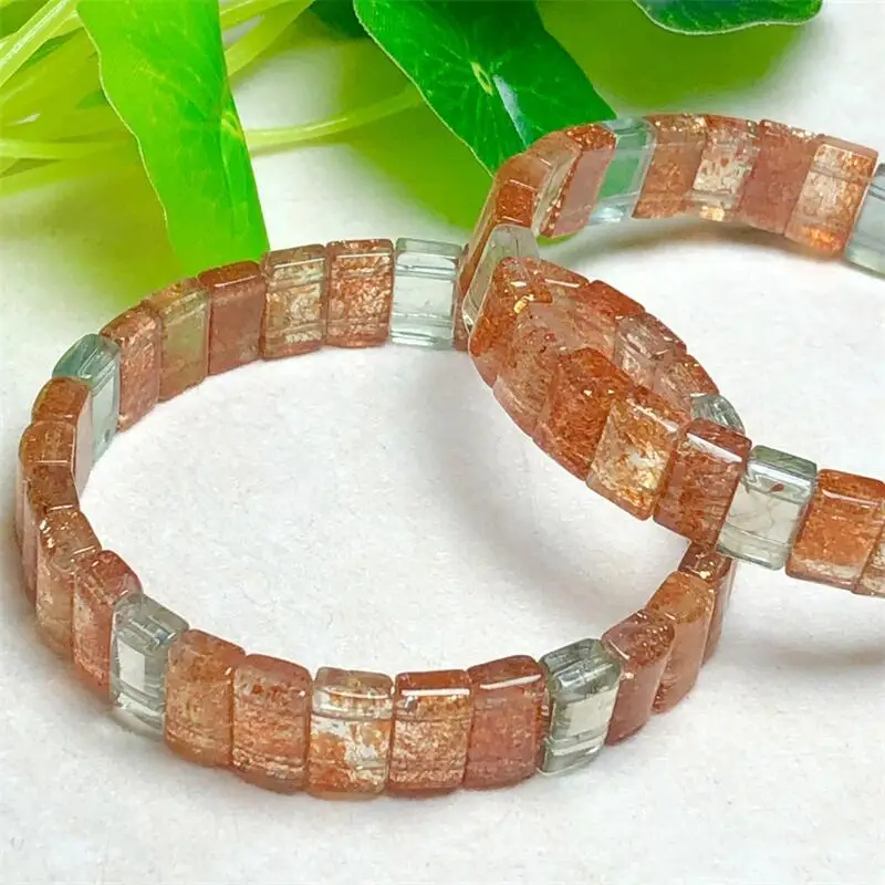 Natural Alusha Quartz Bangle Fashion Crystal Quartz Gemstone Jewelry Reiki Healing Gift For Women 1PCS 6x10mm