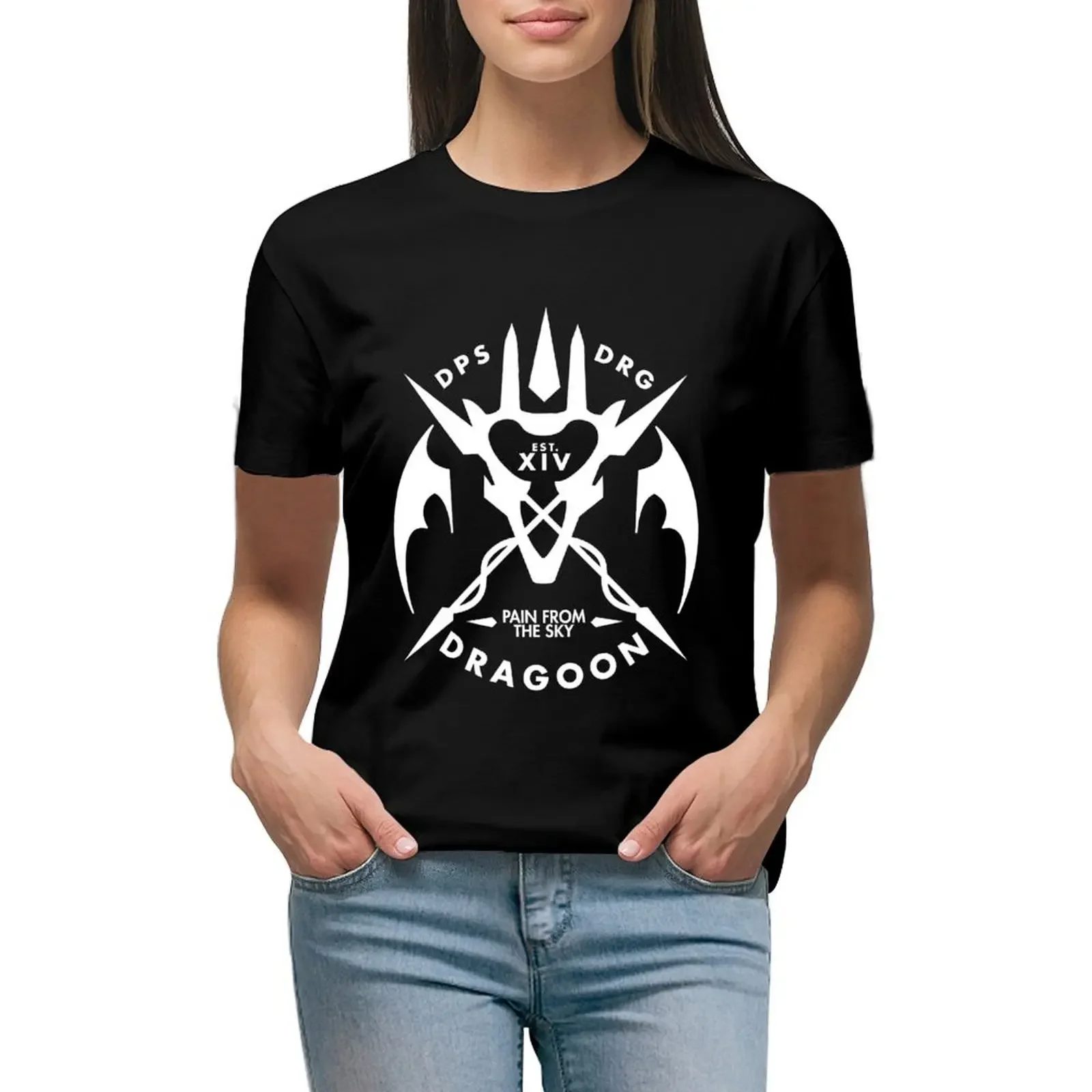 

Dragoon T-Shirt sports fans summer tops anime animal prinfor t-shirt dress for Women plus size sexy