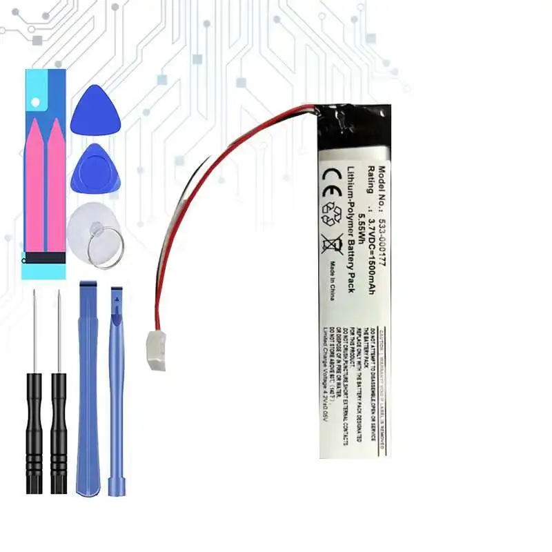 

Keyboard And Battery 1500mAh 533-000177 For Logitech MX Keys YR0073 Batteria Long-Lasting