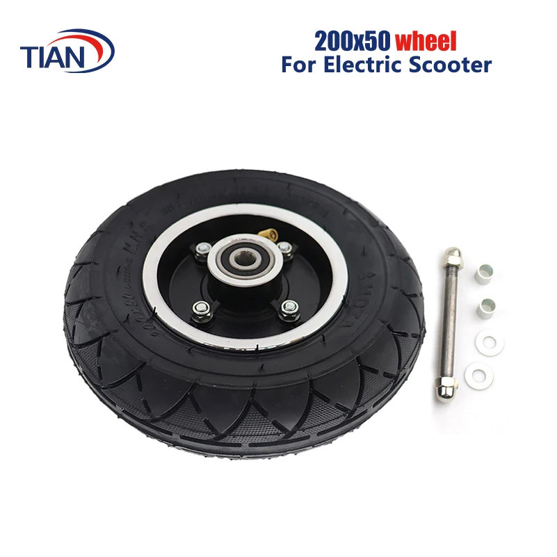 200x50 Electric Scooter Tyre WheelCenter Axle Hub 8\