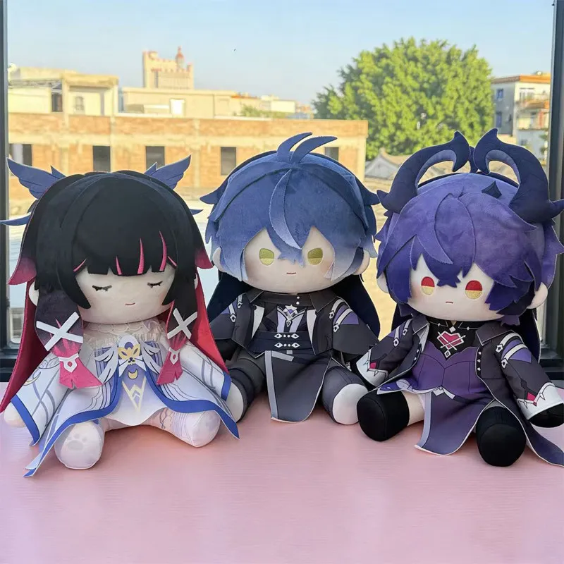 

40cm Genshin Impact Plush Toy Doll Durin Flins Columbina Soft Cotton Plush Doll Toy Stuffed Anime Toy Gift