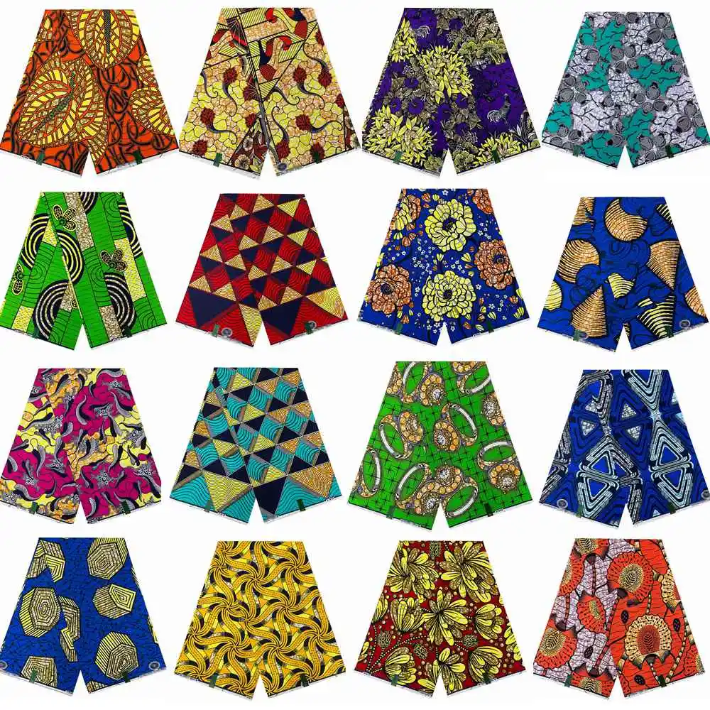 

Guaranteed Veritable African Real Wax Prints Fabric Ghana Style Ankara Wax Tissu Pagne 100%Cotton Soft Design Nigeria Wax Fabric