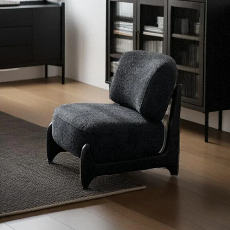 غرفة المعيشة المتنقلة الداخلية كرسي صالون تجميل كراسي الفندق في الهواء الطلق مسند الظهر كرسي أريكة هزاز القراءة مريح كسول الأثاث #5