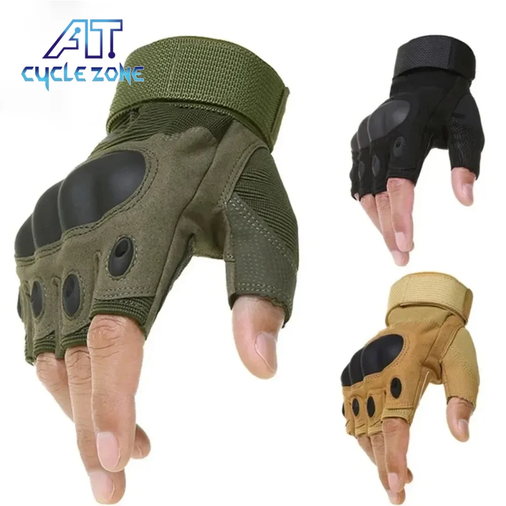 

Outdoor Cycling Gloves Half Finger Non-slip Men Bicycle Camping Hiking Fishing Gloves Protective Gear ﻿