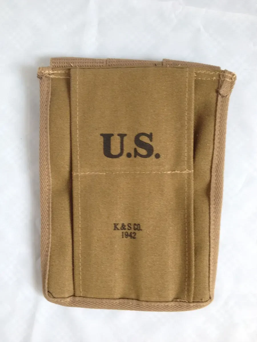 الاستنساخ الحرب العالمية الثانية WW2 الجيش الأمريكي طومسون مجلة الحقيبة 3 خلايا 30 جولة الذخيرة حقيبة