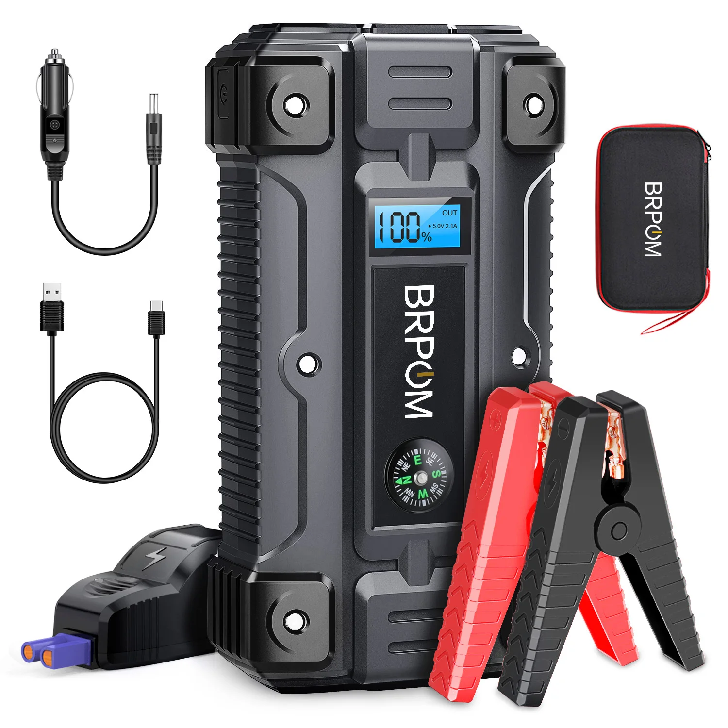 

23800mAh Car Jump Starter Portable Power Bank Car Battery Booster 12V Car Starting Device for Petrol 7.0L Diesel 5.5L