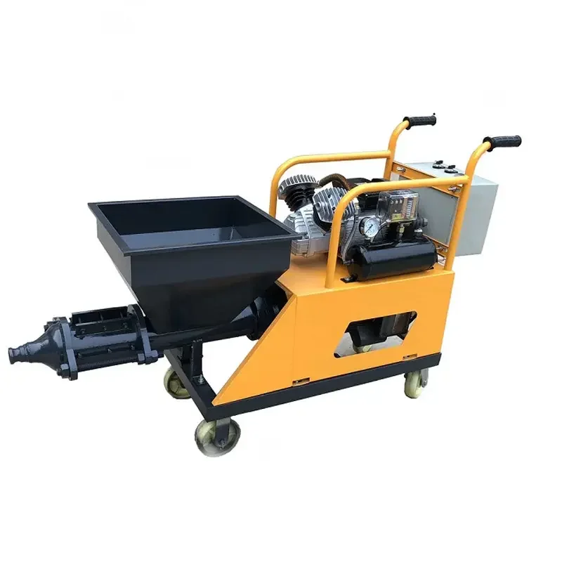 for Multifunctional Cement Mortar Spraying Machine Electric Diesel Mini Stucco Pump Cement Sand Mortar Spraying