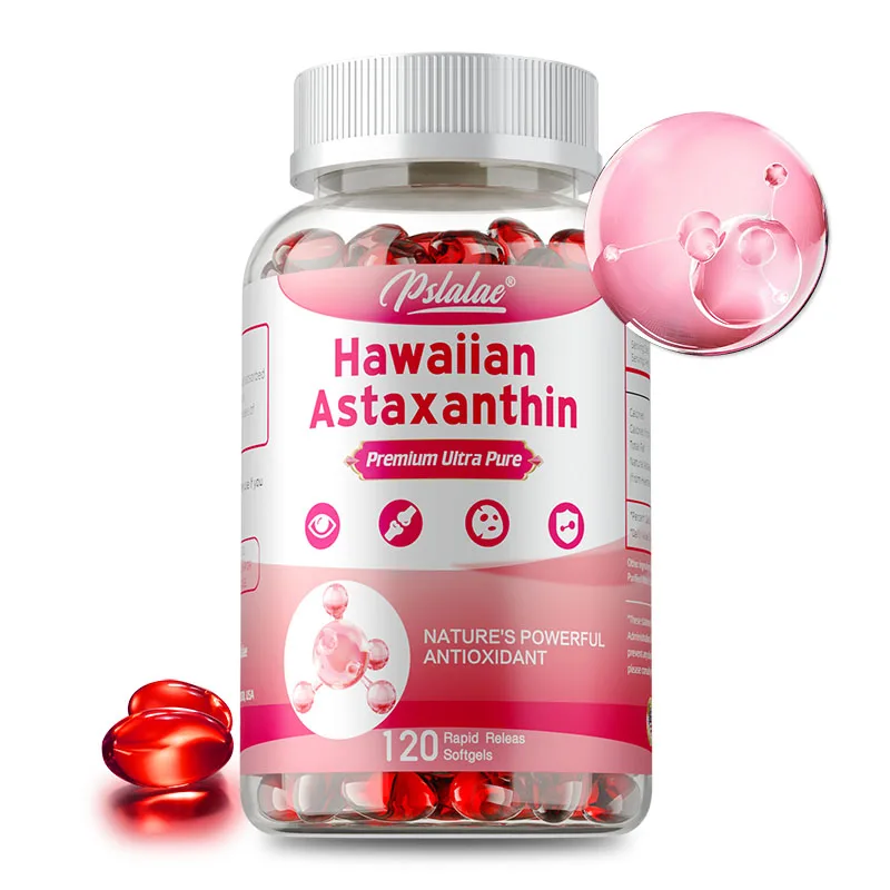Hawaiian Astaxanthin - Protect Eyes,Supports Eye, Skin & Joint Health, Antioxidant, Speed Up Metabolism, Boost Immunity, Non-GMO