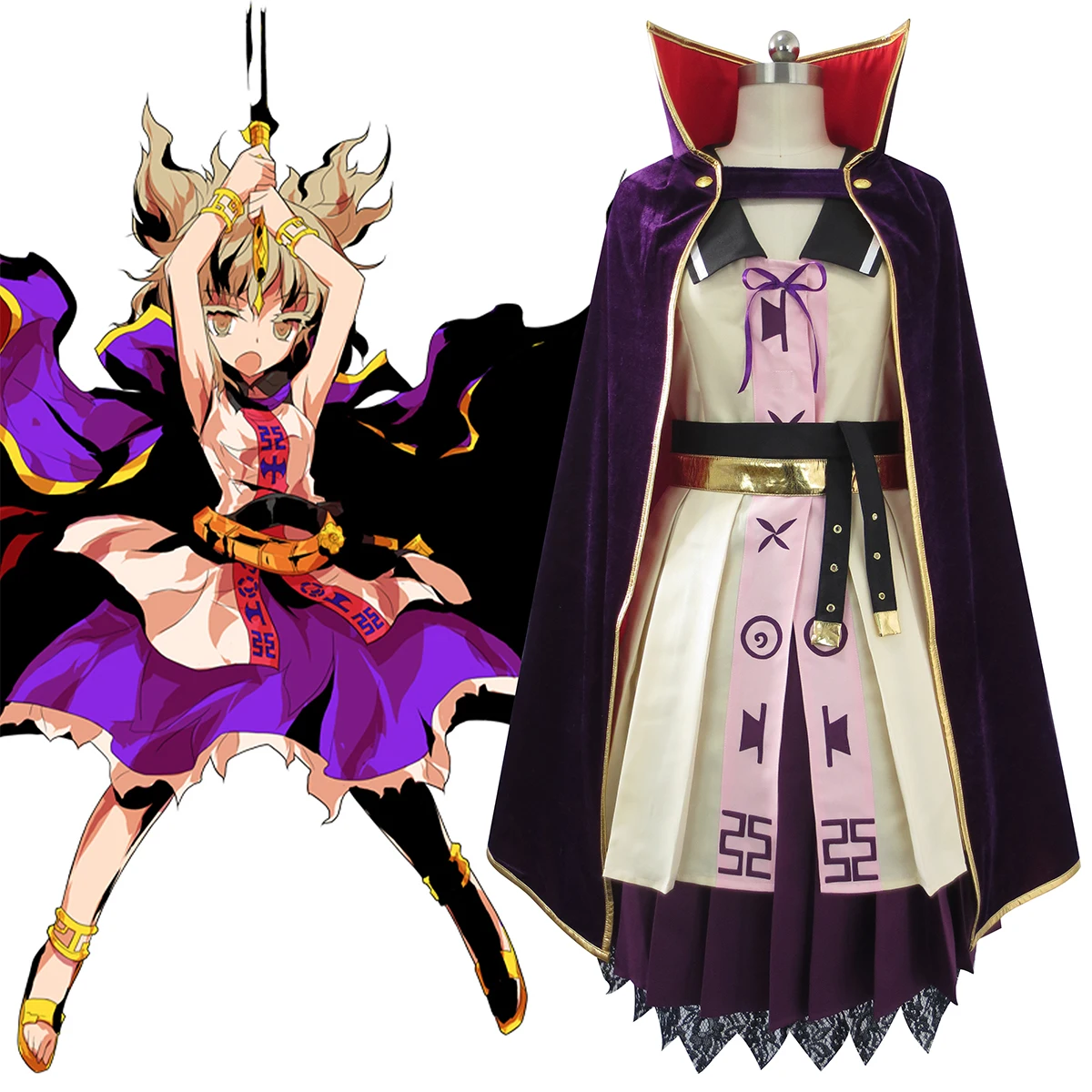 

Touhou Project Touhou Shinkirou Hopeless Masquerade Saint Miko Toyosatomimi no Miko Cosplay Costume Outfit Dress