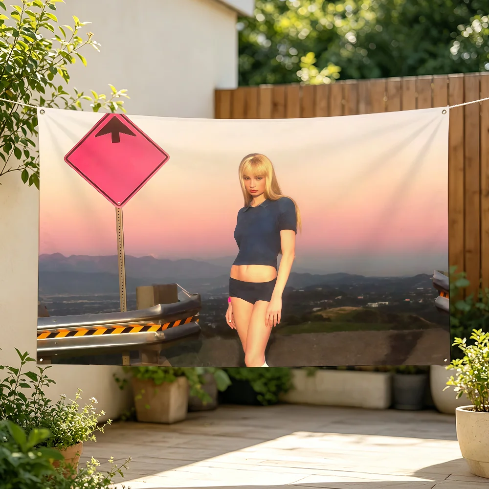 Singer K-Kim P-Petras Flag For Sports Matches  Games Parade Rally Holiday Festival Backyard Balcony Club Bar Decor