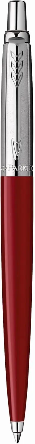 

Classic Red Ballpoint Pen, Medium Point, Blue Ink, Retractable Design